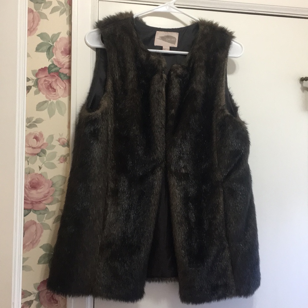 Forever 21 Faux Fur Vest